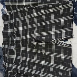 FLARED PLAID LEGGINGS H&M